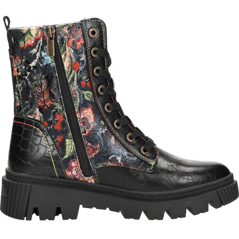 Mustang veterboots hoog zwart, foto 8