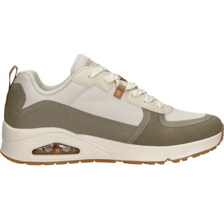 Skechers Uno Layover sneakers gebroken wit