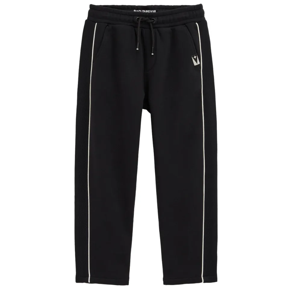 WE Fashion Bad Boys loose fit joggingbroek zwart, foto 2