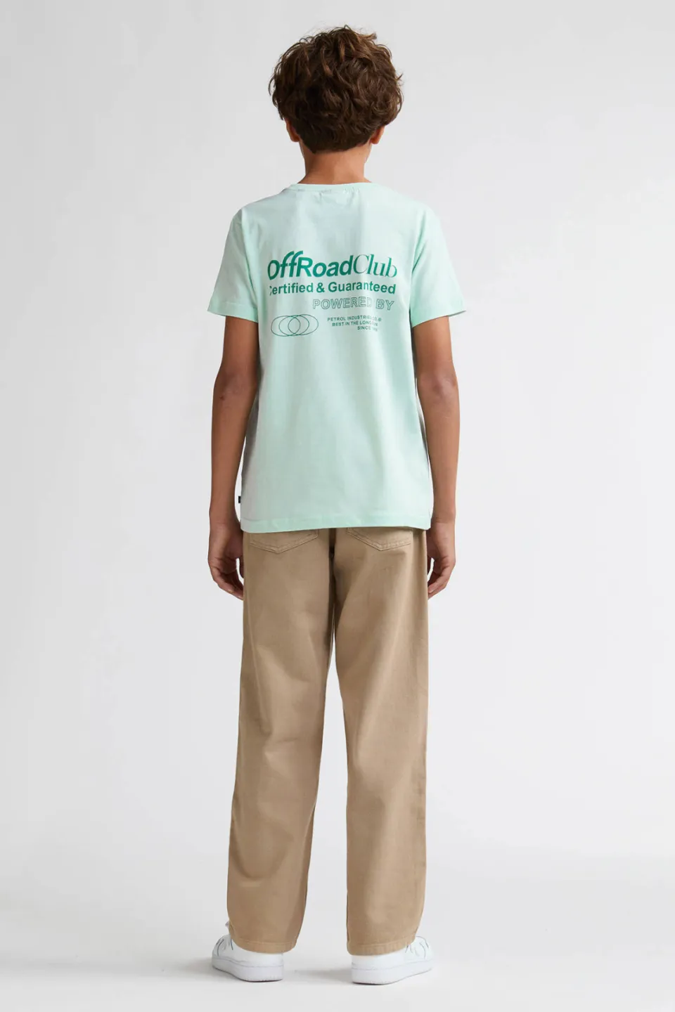 Petrol Industries t-shirt met backprint mintgroen, foto 3