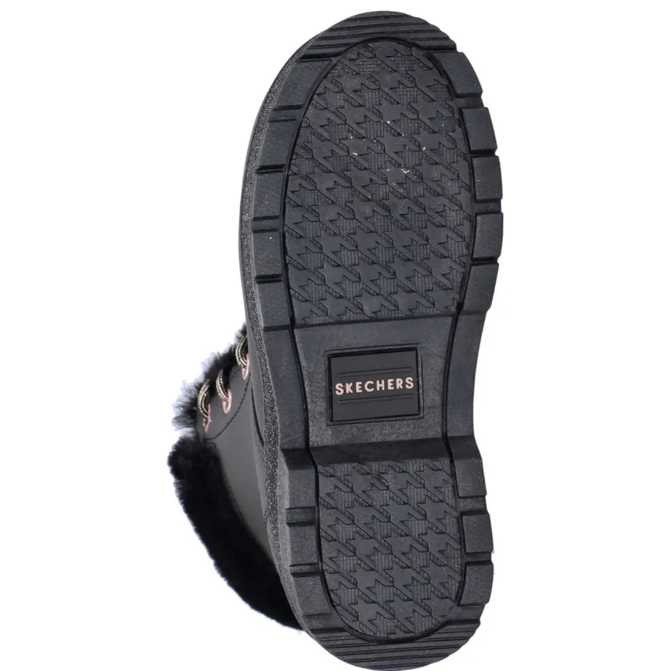 Skechers gevoerde veterboots zwart, foto 3