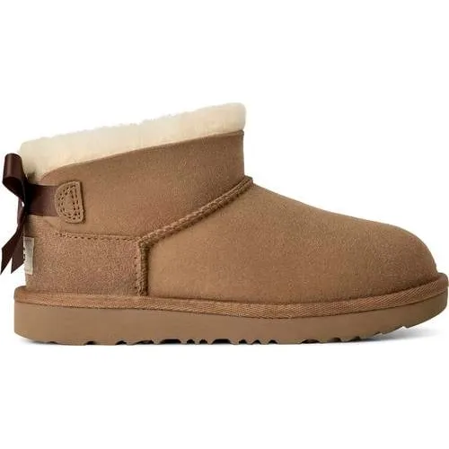 Ugg Ultra Mini Bailey Bow enkellaarsje kastanjebruin chestnut, foto 4