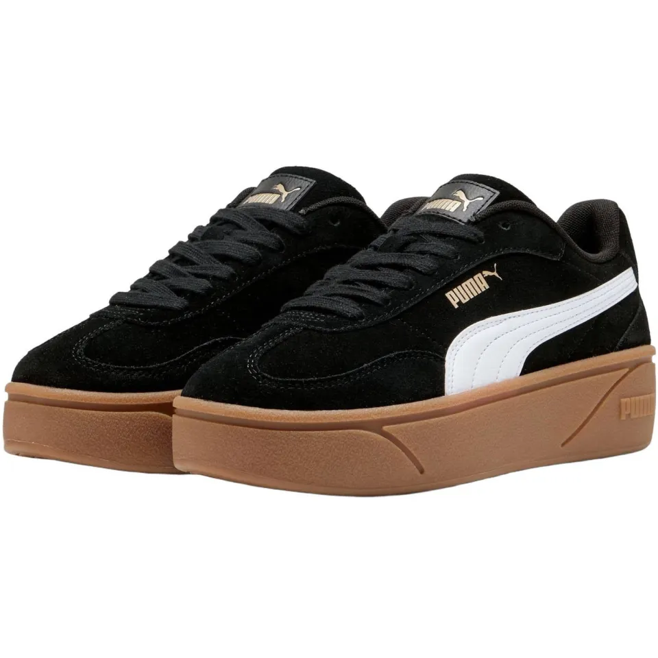 Puma Club suede leren sneakers II Era zwart/wit, foto 4