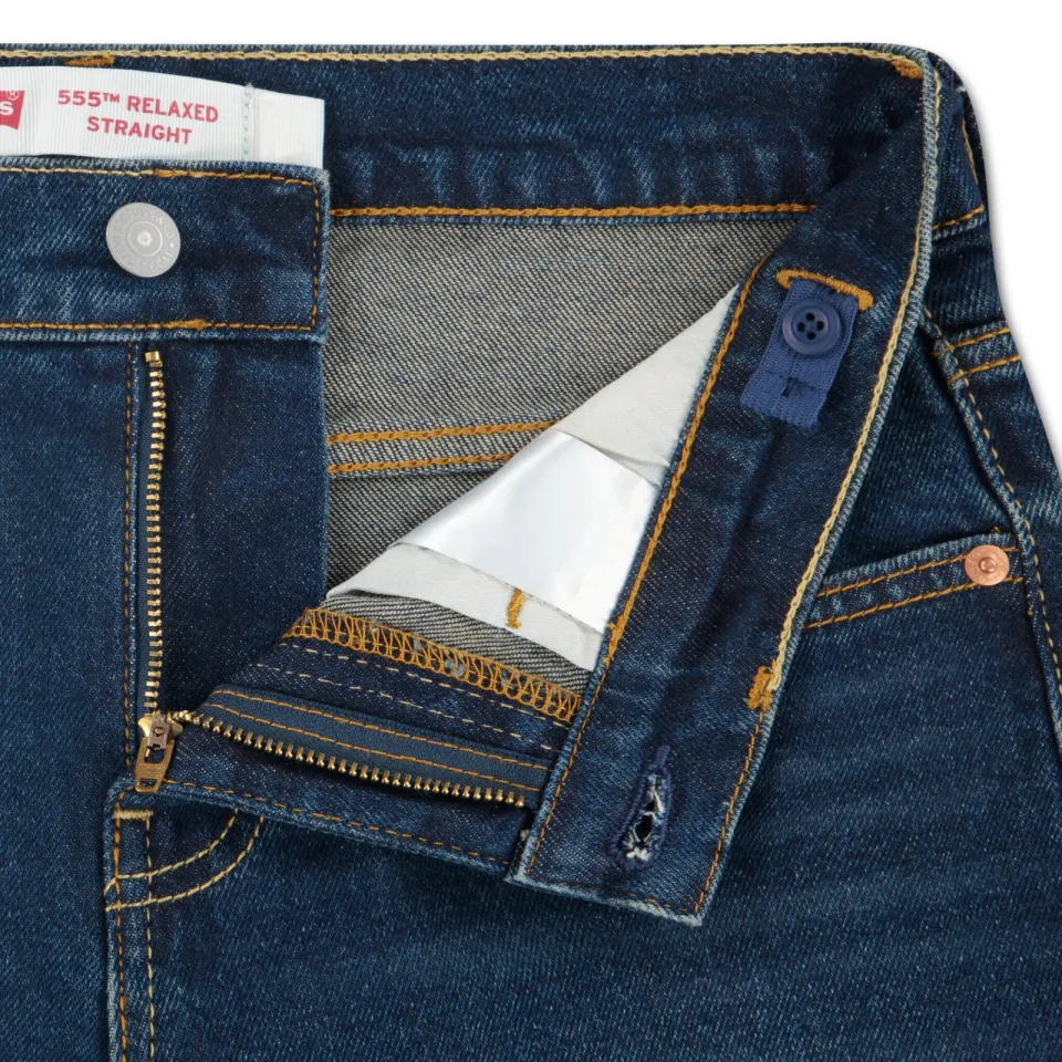 Levi's Kids 555™ Relaxed Straight Jeans medium blue denim, foto 6