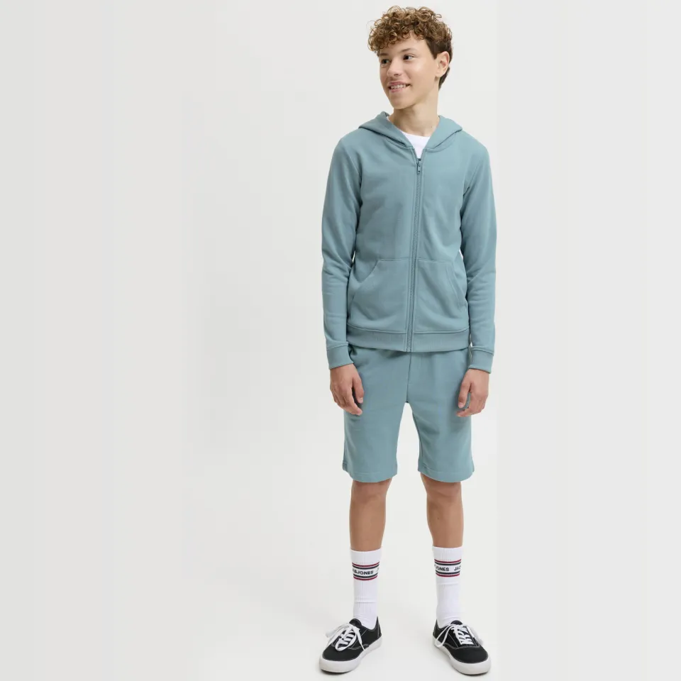 Jack & Jones regular sweatshort zeegroen