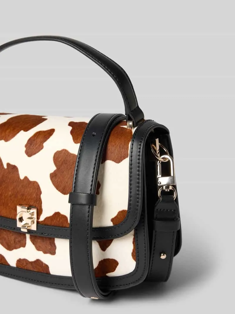 Guess Audrey crossbody tas bruin wit, foto 5