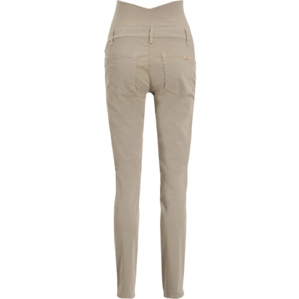 LOVE2WAIT regular fit zwangerschapsbroek Chino zand, foto 2