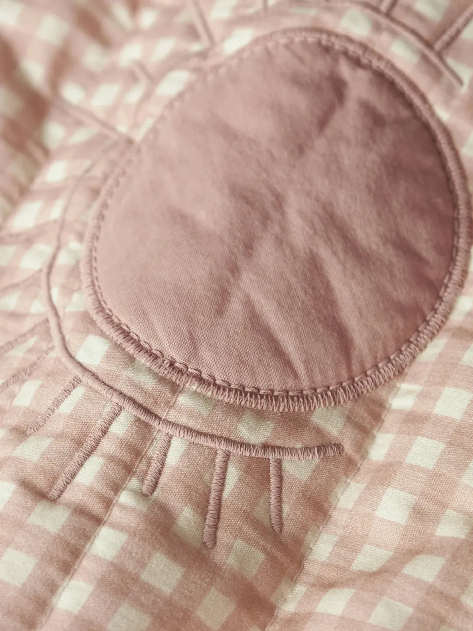 Lil' Atelier geruite quilted tussenjas roze, foto 4
