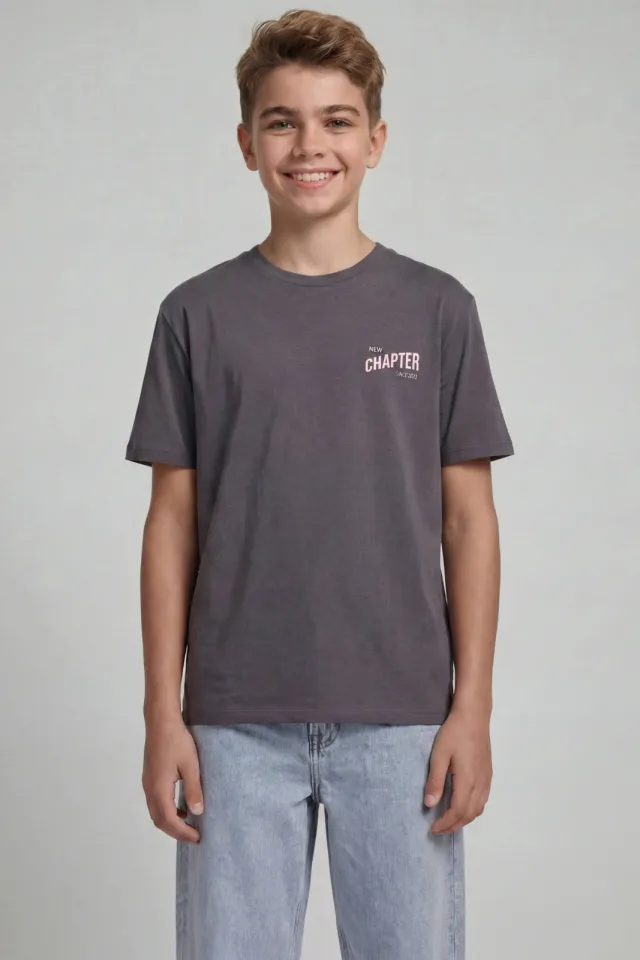 JJ Rebel t-shirt donkergrijs