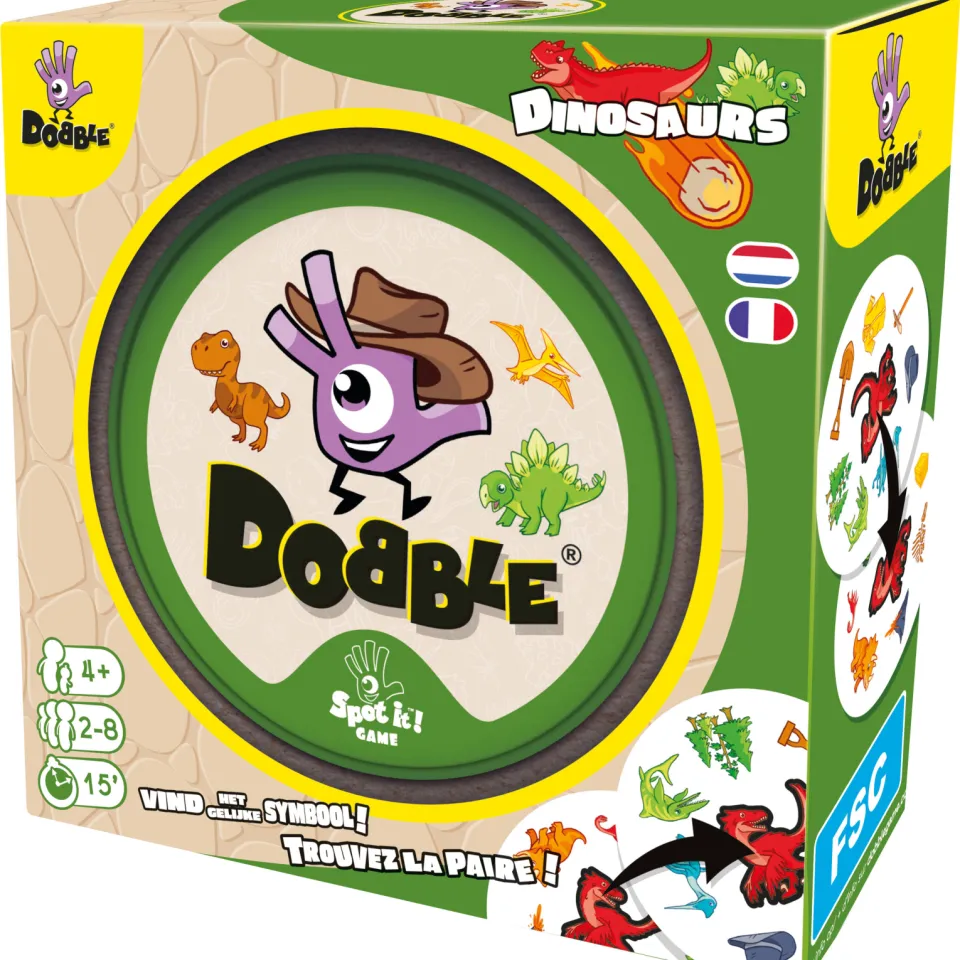 Zygomatic Board Game Studio Zygomatic Dobble Dinosaurs kaartspel, foto 4