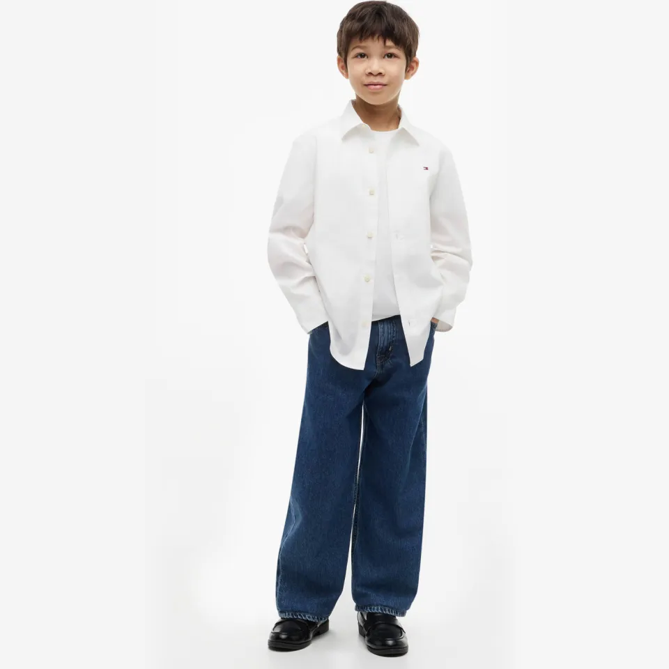 Tommy Hilfiger poplin overhemd - wit, foto 5
