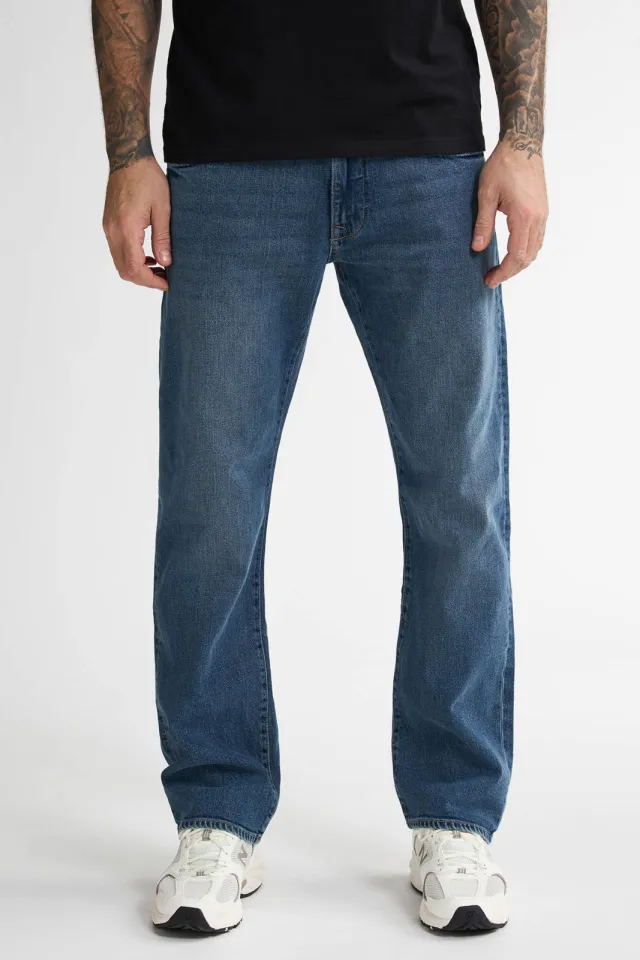 Petrol Industries LEWIS loose fit jeans medium blue, foto 3