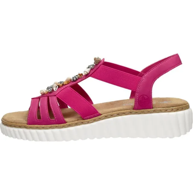 Rieker sandaal fuchsia, foto 2