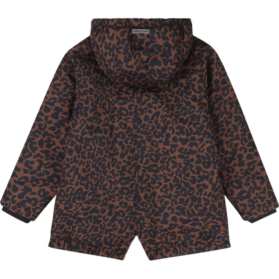 Tumble 'n Dry Louisiana winterjas met panterprint donkerbruin, foto 3