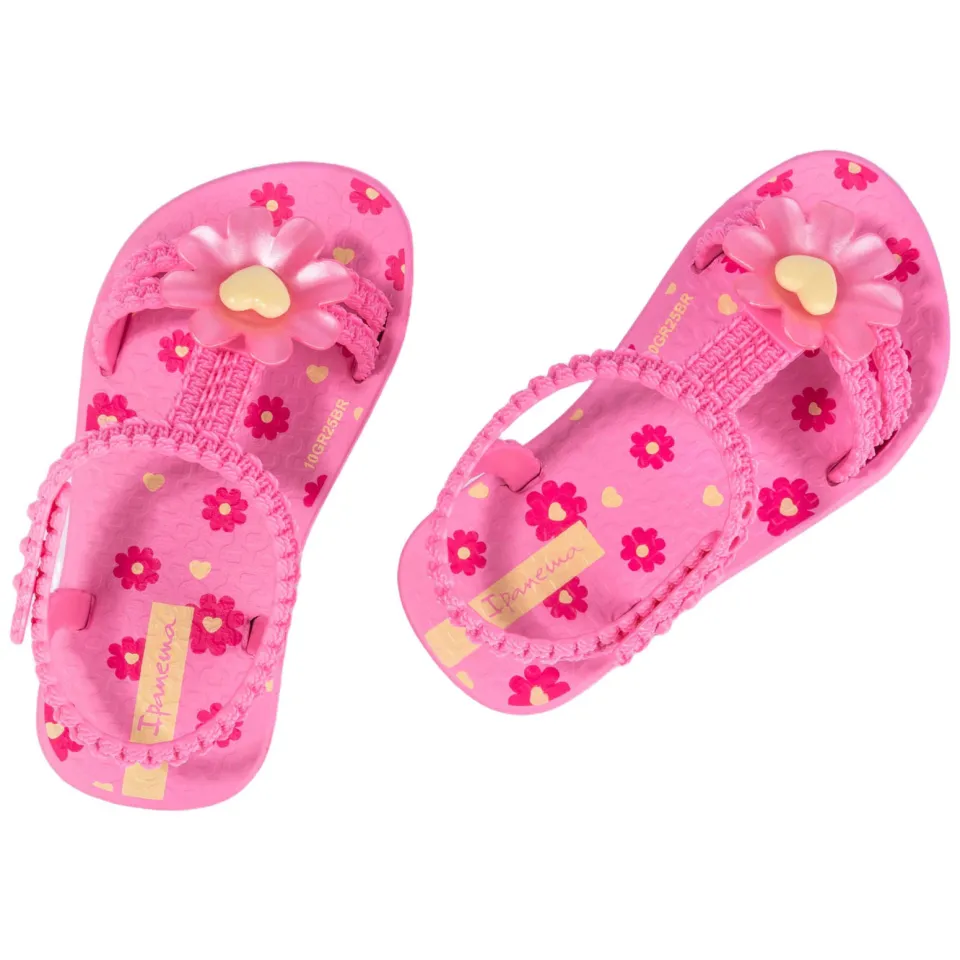 Ipanema Daisy Baby gebloemde sandalen roze, foto 4