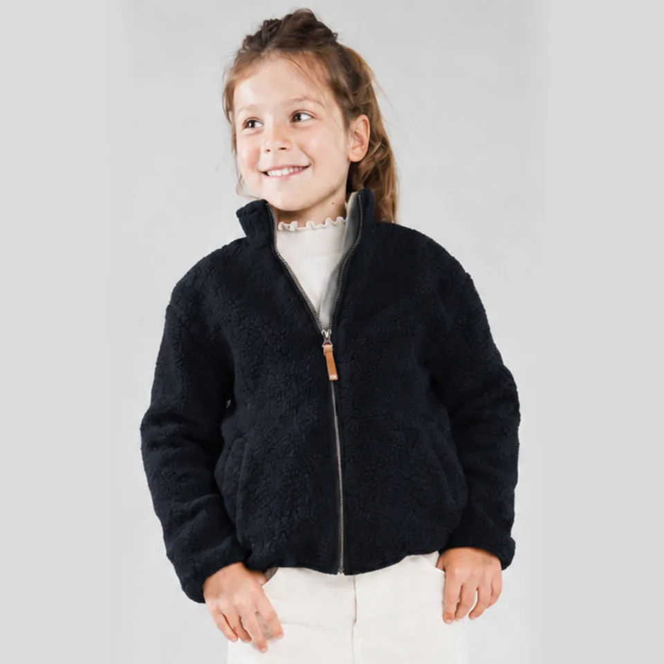 Moodstreet teddy jas donkerblauw, foto 4