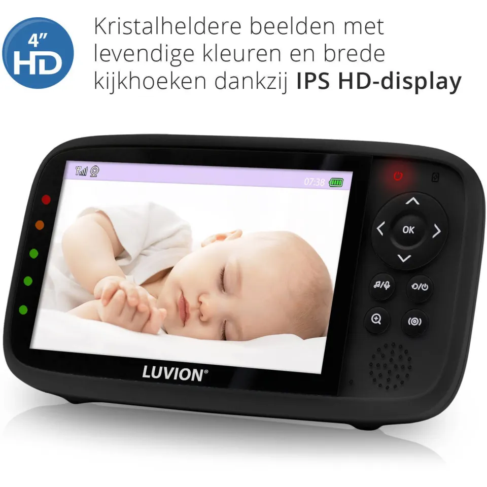 Luvion Essential 2 Black babyfoon met camera, foto 7