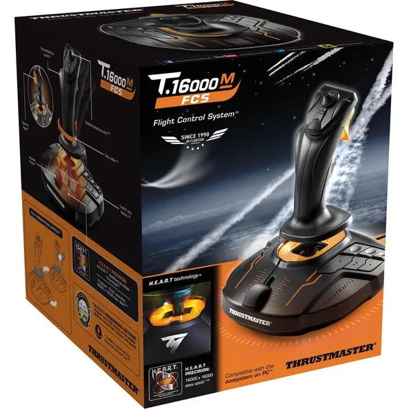 Thrustmaster T16000M FCS - Joystick voor PC - Heart magnetische sensoren - 16 aktieknoppen - voor zo, foto 2