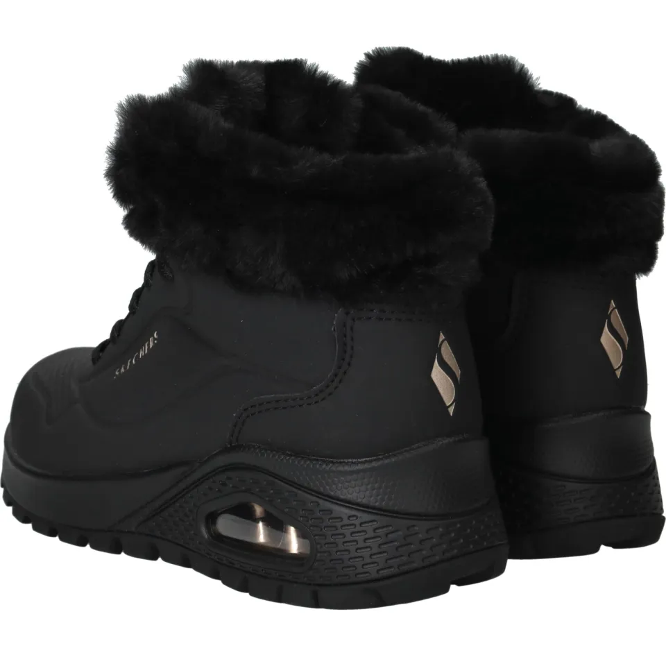 Skechers Uno Rugged veterboots zwart, foto 3