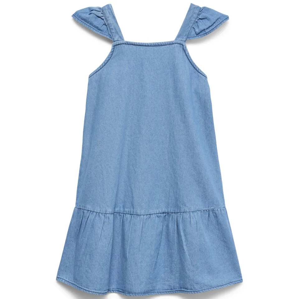 Vero Moda a-lijn jurk light blue denim, foto 2
