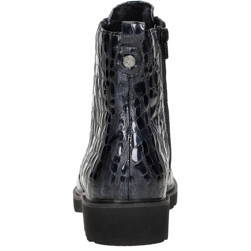 Remonte veterboots blauw lak, foto 6