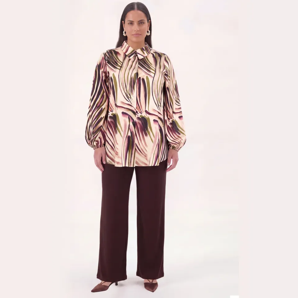 Yoek ShirtLO blouse met print multi, foto 2