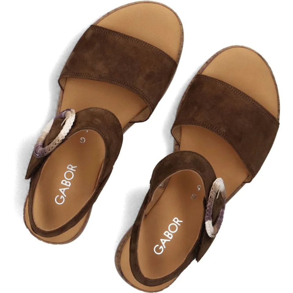 Gabor Sandalen 706 Bruin, foto 5