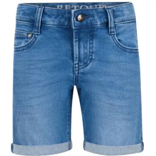 Retour Jeans straight denim short lichtblauw 5010 light blue denim