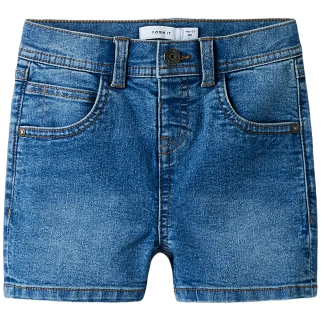NAME IT MINI straight denim short medium blue denim, foto 2