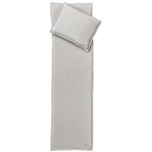 Badesofa Calm saunasofa mat en kussen grijs
