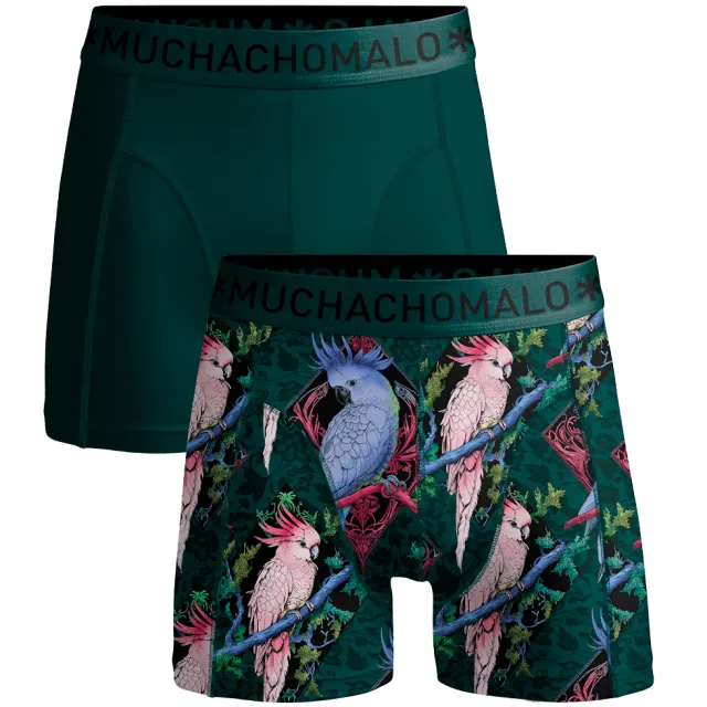 Muchachomalo Heren 2-pack Boxershorts Veelkleurig