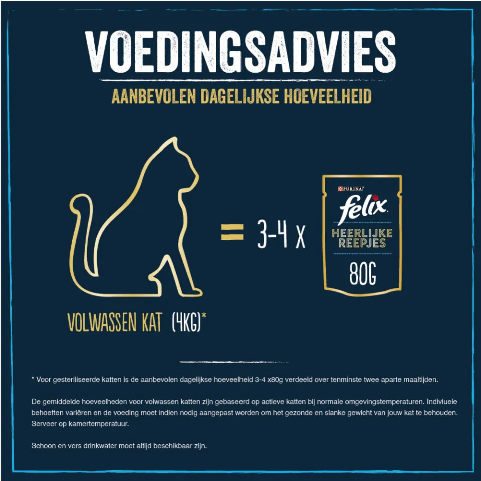 Felix Heerlijke Reepjes Farm Selectie natvoer kat 44 x 80 g, foto 5