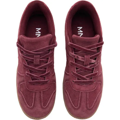 Mango Kids suède sneakers - bordeaux, foto 4