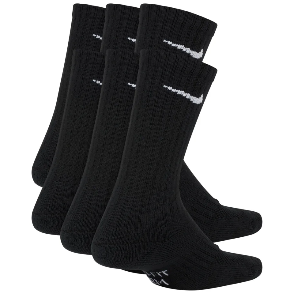 Nike Everyday Cushioned Crew sokken 6-pack zwart, foto 2
