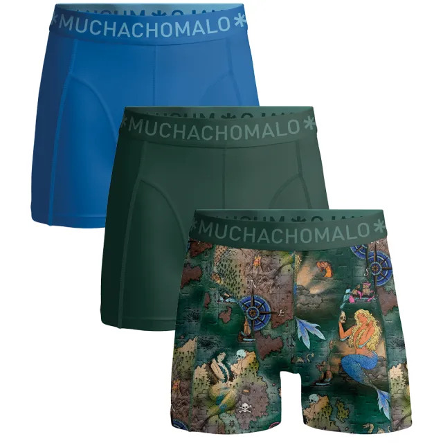 Muchachomalo Heren 3-pack Boxershorts Veelkleurig