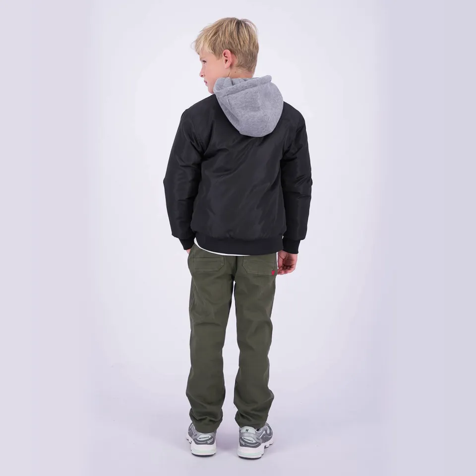 Vingino loose fit jeans - olijfgroen, foto 3