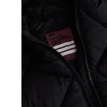 WE Fashion quilted gewatteerde jas zwart, foto 6