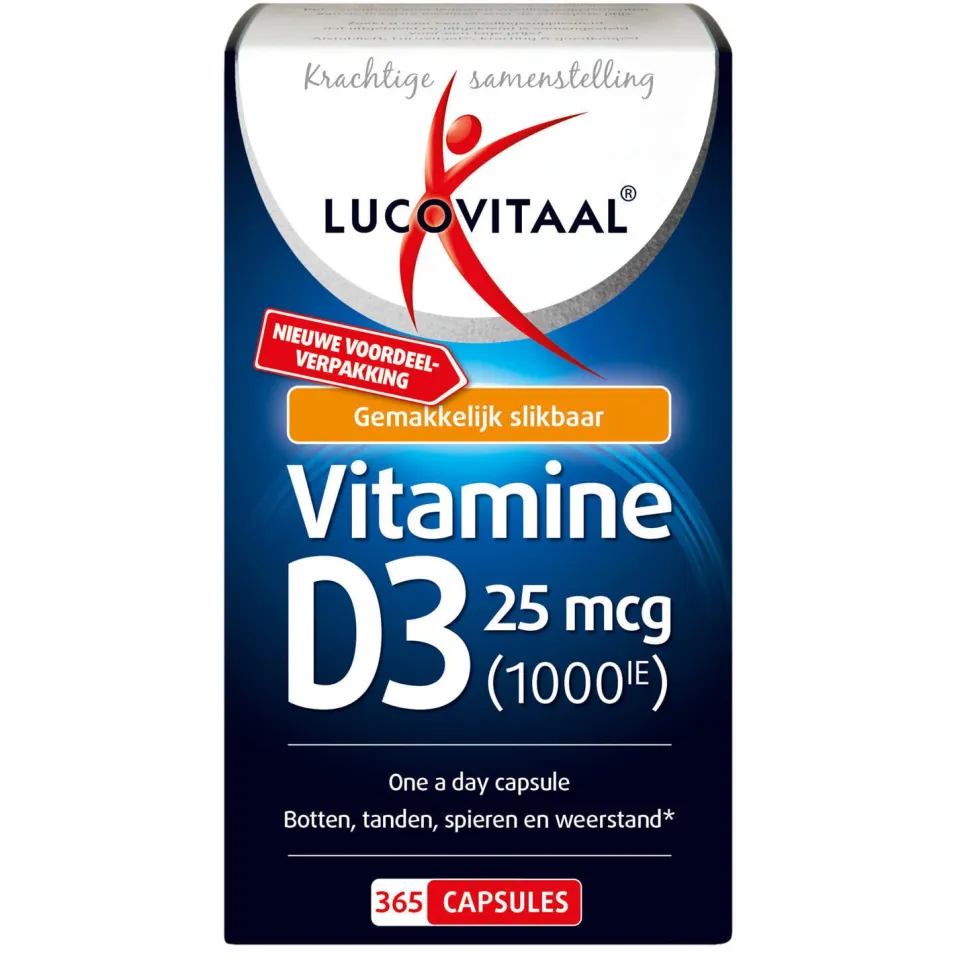Lucovitaal Vitamine D3 25 mcg capsules, foto 3