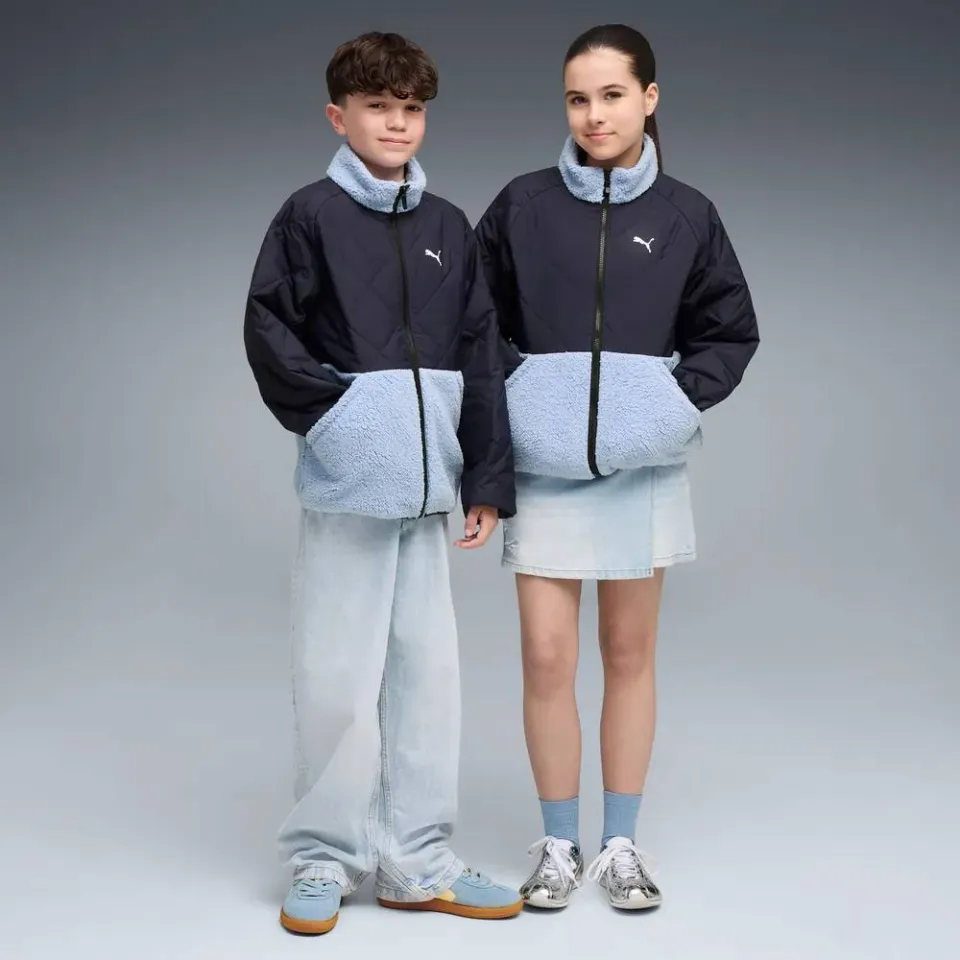 Puma sherpa gewatteerde jas blauw, foto 4