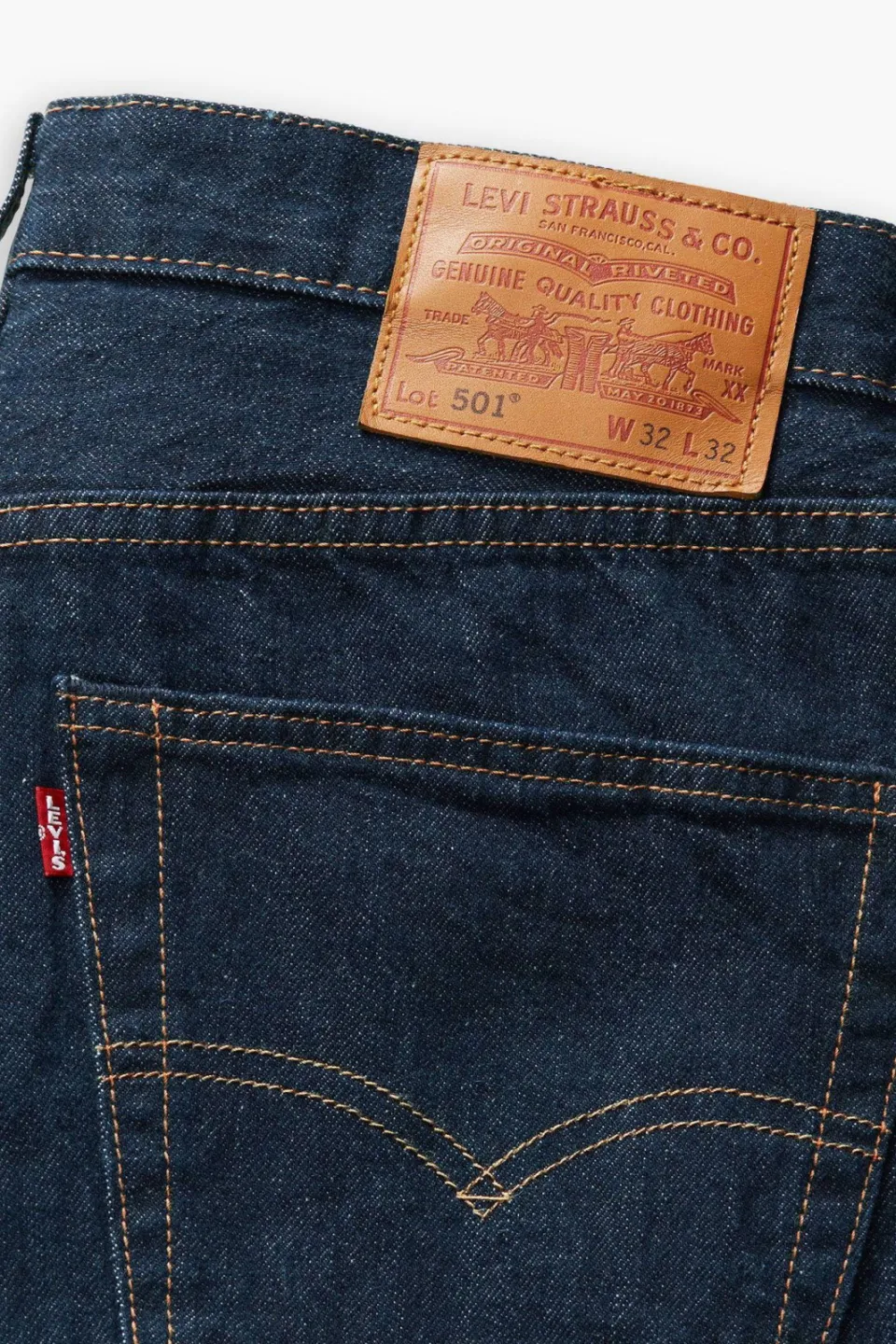 Levi's 501 straight leg jeans dark blue, foto 7