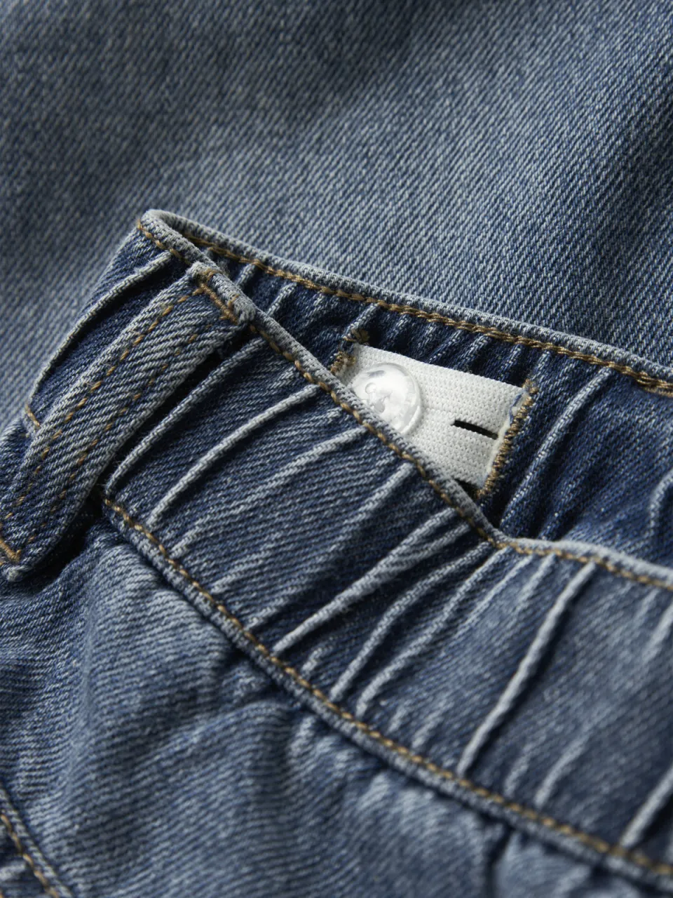 NAME IT baggy jeansshort medium blue denim, foto 7