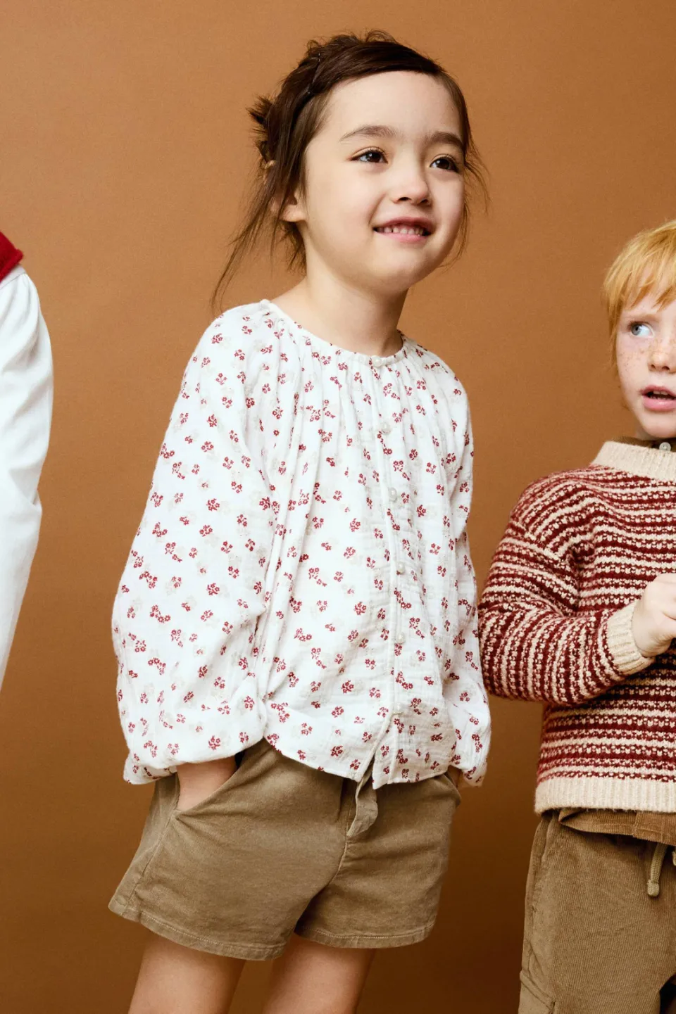 Mango korte broek middenbruin