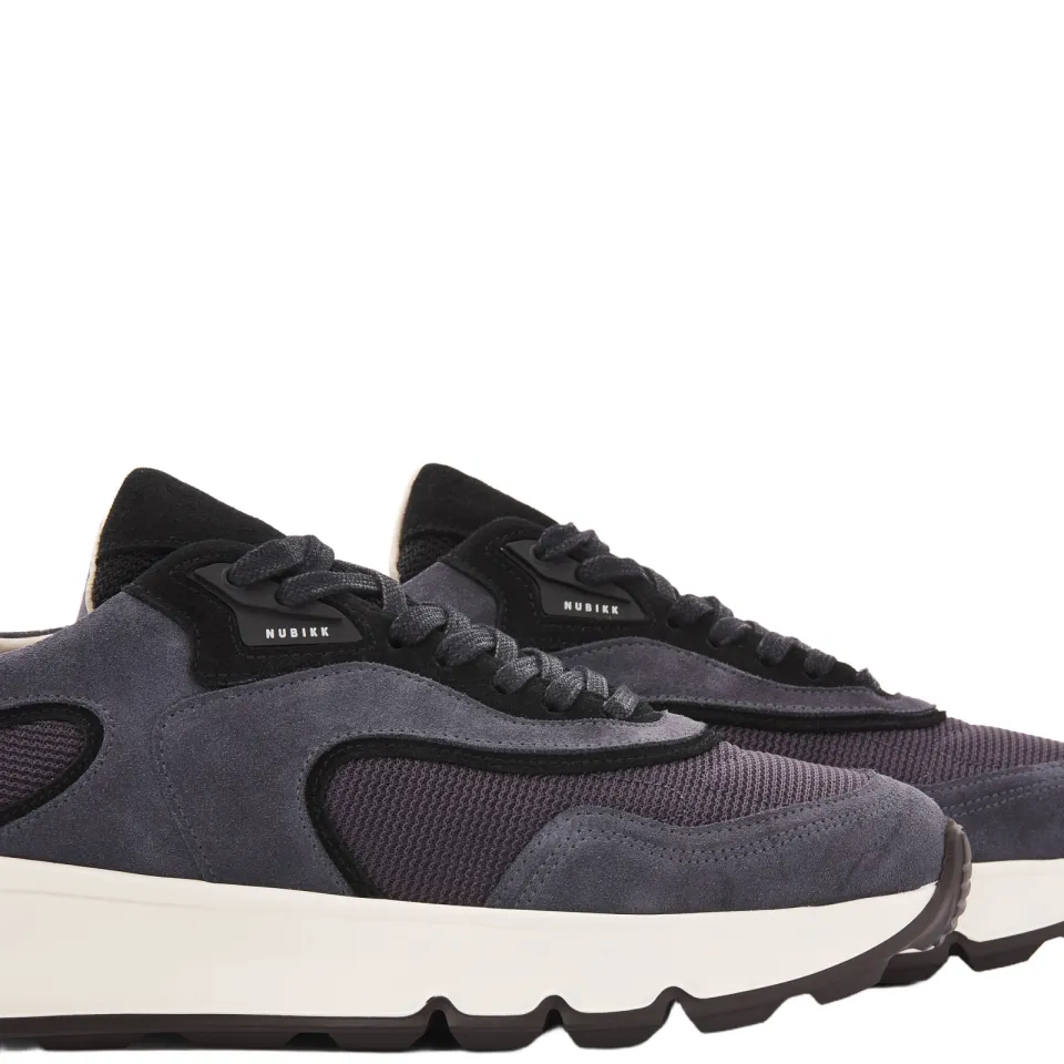Nubikk Luca Noa leren sneakers donkerblauw, foto 3
