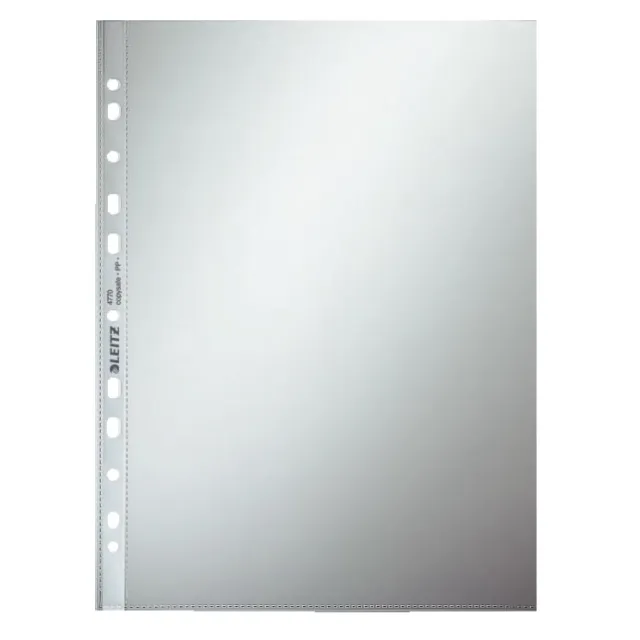 Leitz Showtas leitz premium standaard copy safe 0.08mm Pp a4 transparant 100 stuks