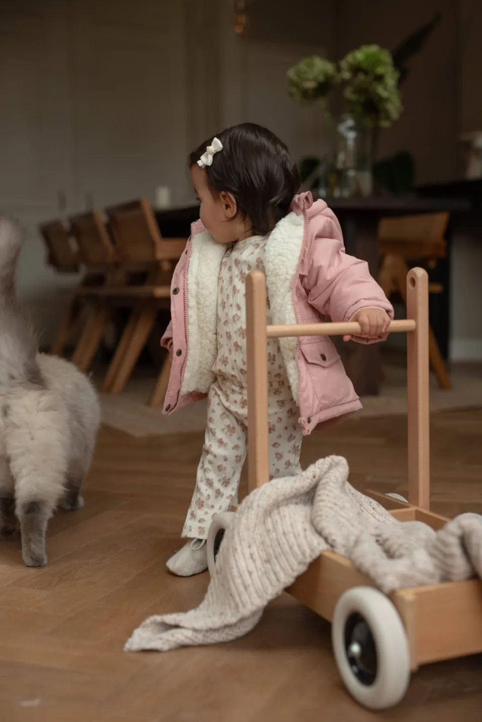 Dirkje winterparka roze