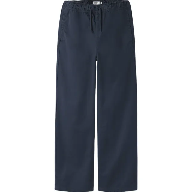NAME IT straight leg casual broek donkerblauw