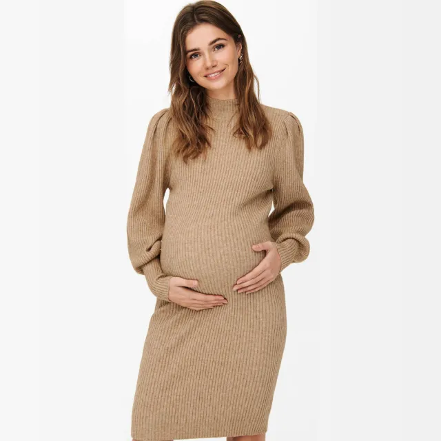 Only Maternity zwangerschapsjurk OLMKATIA bruin