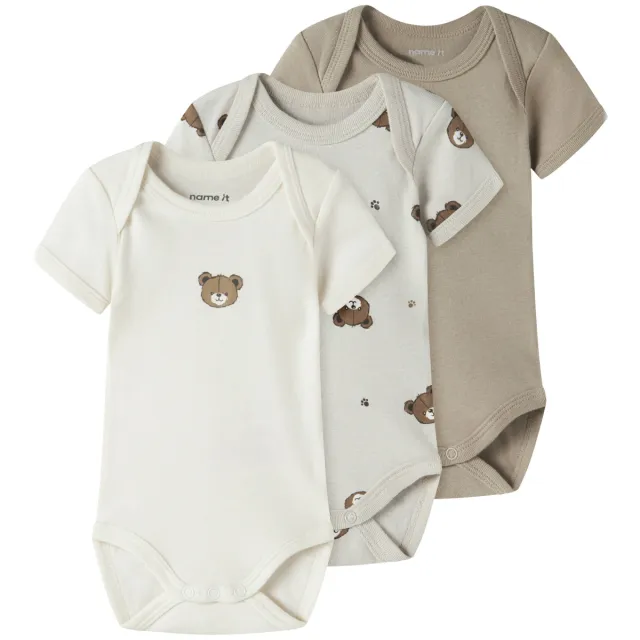 NAME IT Kid's Body Pumice Bear 3-pack Multi