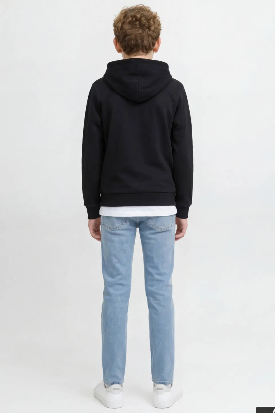 JJ Rebel JUNIOR hoodie zwart, foto 6