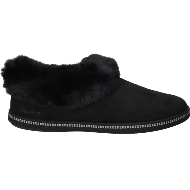 Skechers Cozy Campfire Winter Nights pantoffels zwart